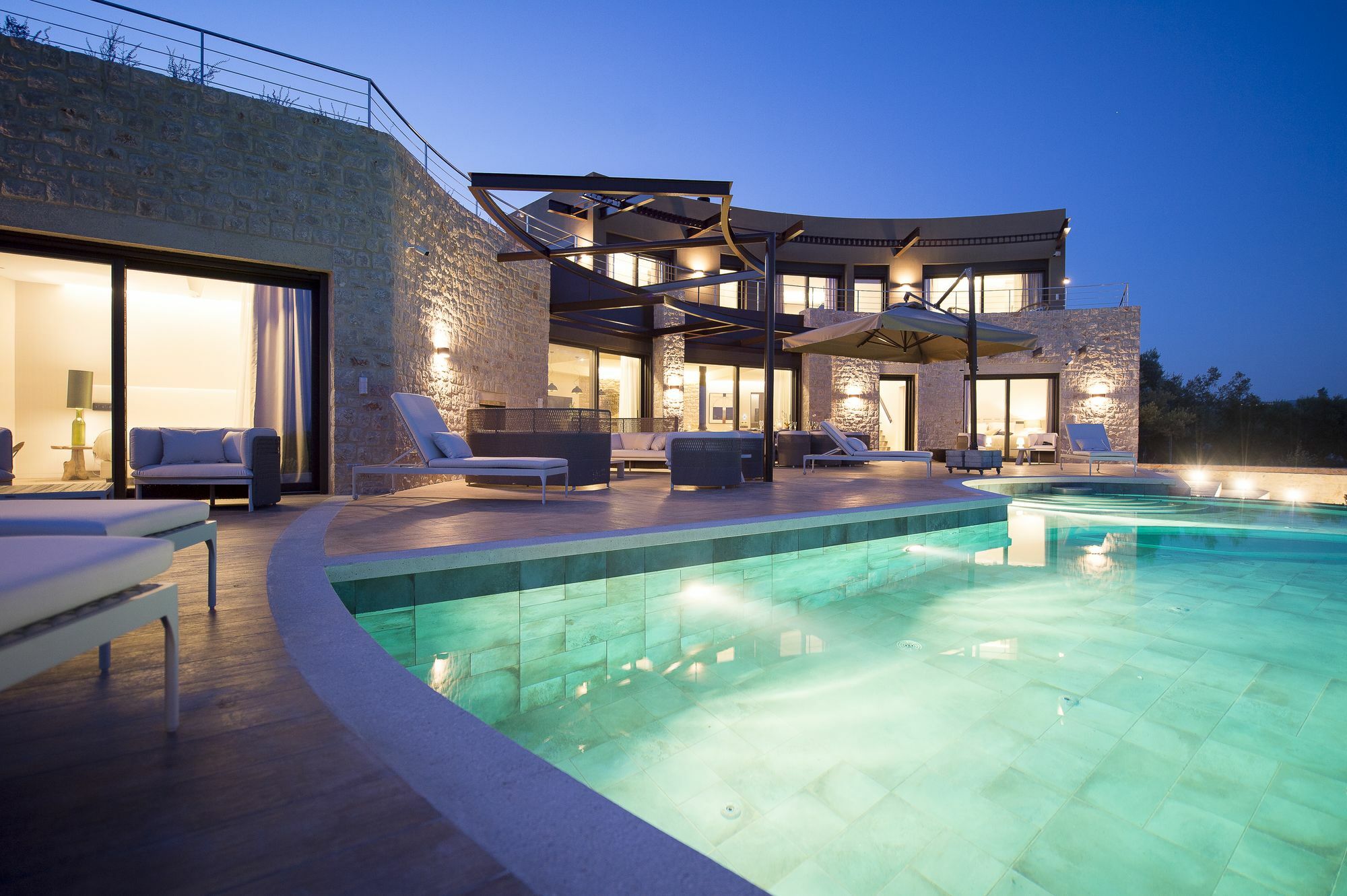 Luxury Villa The Olive Retreat Tragana  Bagian luar foto