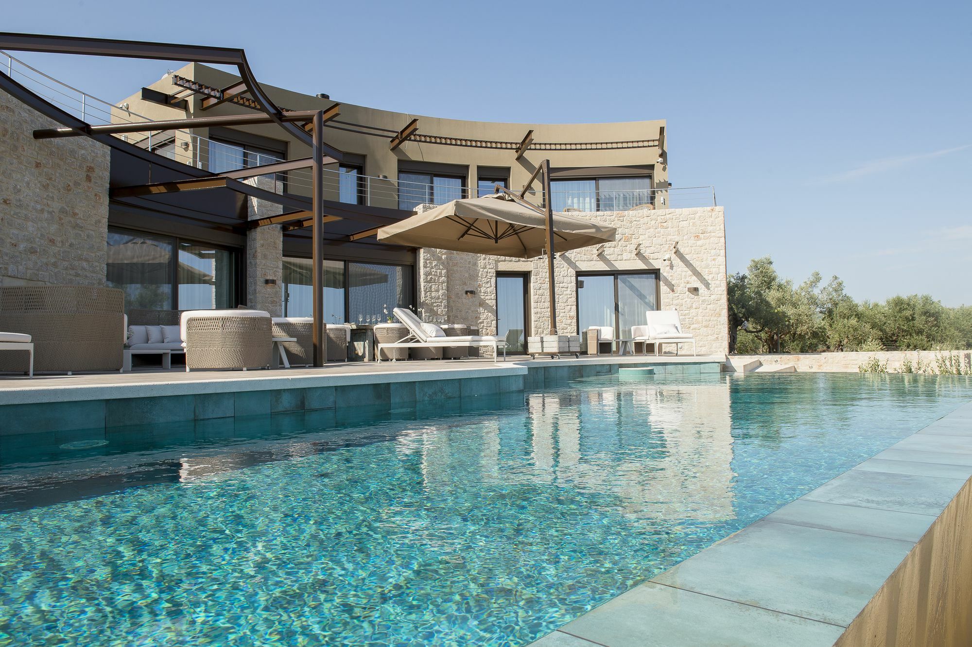 Luxury Villa The Olive Retreat Tragana  Bagian luar foto